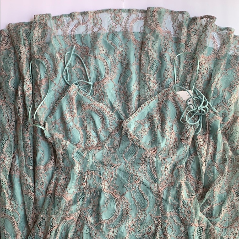 FREE PEOPLE MOON RIVER LACE MIDI DRESS - Picture 5 of 6